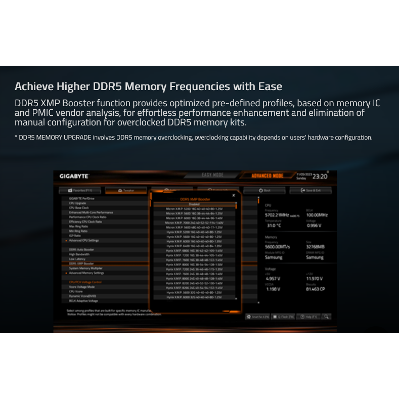Gigabyte B760M Gaming WIFI Plus DDR5 Intel Socket LGA1700 mATX Motherboard