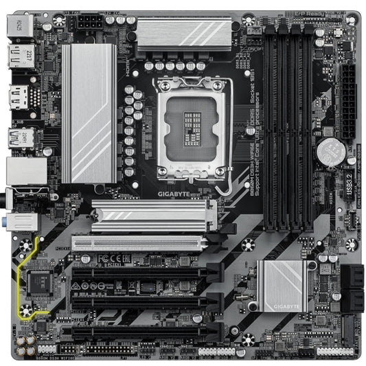 Gigabyte B860M DS3H WIFI 6E mATX Motherboard for Intel LGA1851 - B860 Chipset