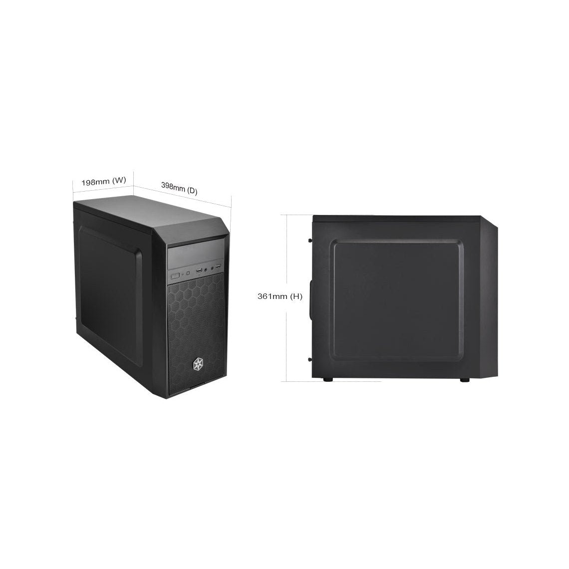 Preassembled BareBone PC | Intel Core i7 | 16GB RAM | Silverstone PS16 Case | Gigabyte H610M GAMING