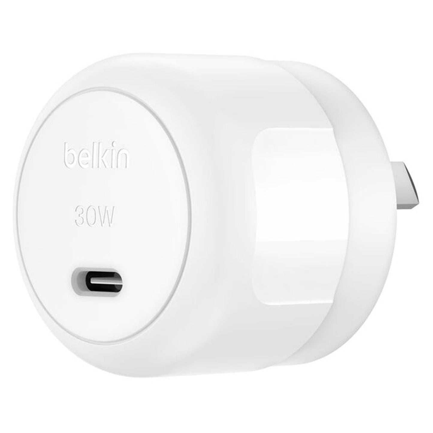 Belkin BoostCharge Compact USB-C Wall Charger 30W with USB-C to Lightning Cable