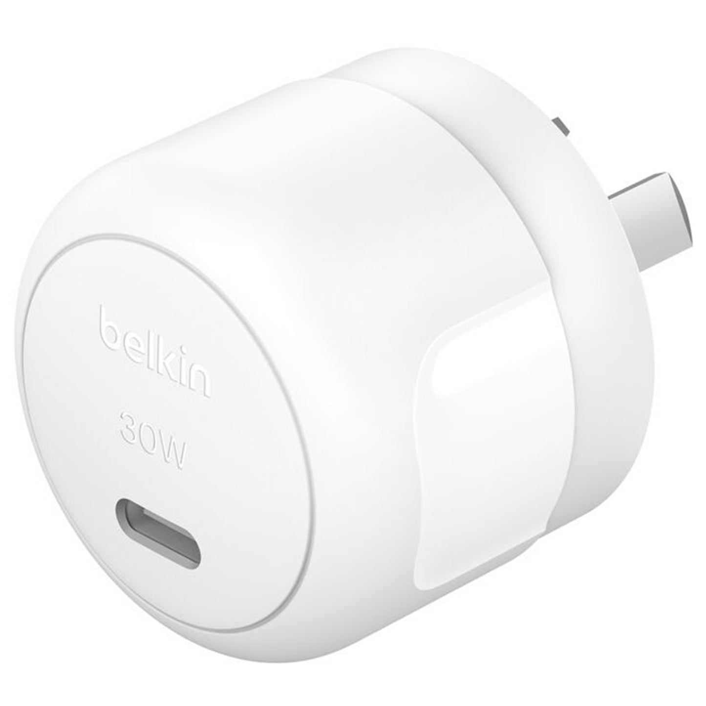 Belkin BoostCharge Compact USB-C Wall Charger 30W with USB-C to Lightning Cable