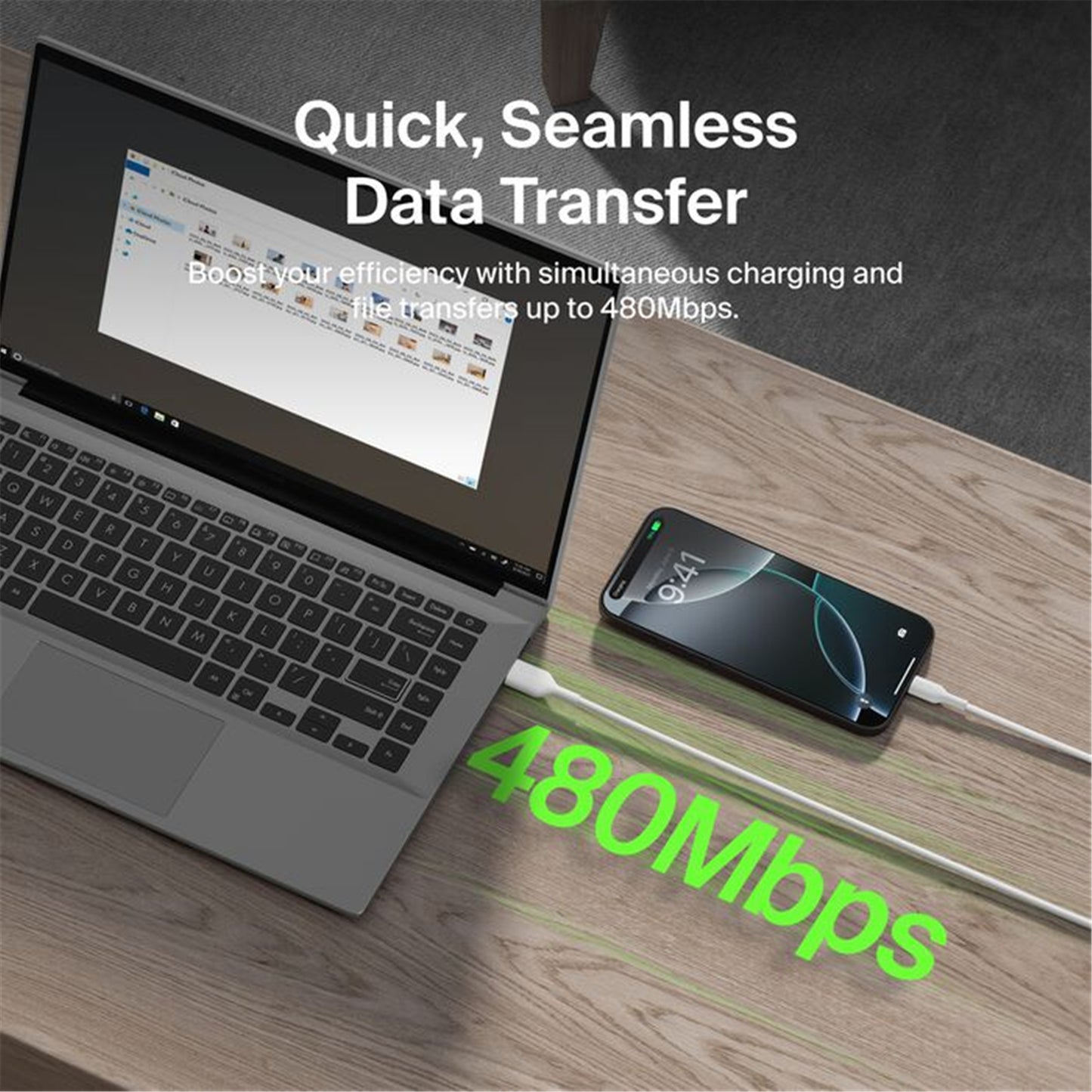 Belkin BoostCharge USB-A to USB-C Cable 15W - 1m (White)