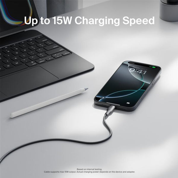 Belkin BoostCharge USB-A to USB-C Cable 15W - 1m Black