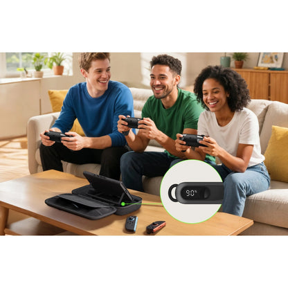 Belkin Gaming Charging Case for Nintendo Switch 2 with Power Bank and USB-C Cable (Charcoal)