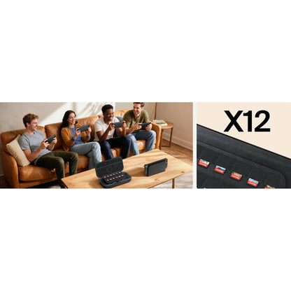 Belkin Gaming Charging Case for Nintendo Switch 2 with Power Bank and USB-C Cable (Charcoal)