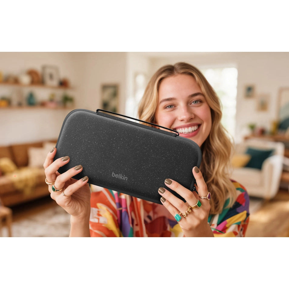 Belkin Gaming Charging Case for Nintendo Switch 2 with Power Bank and USB-C Cable (Charcoal)