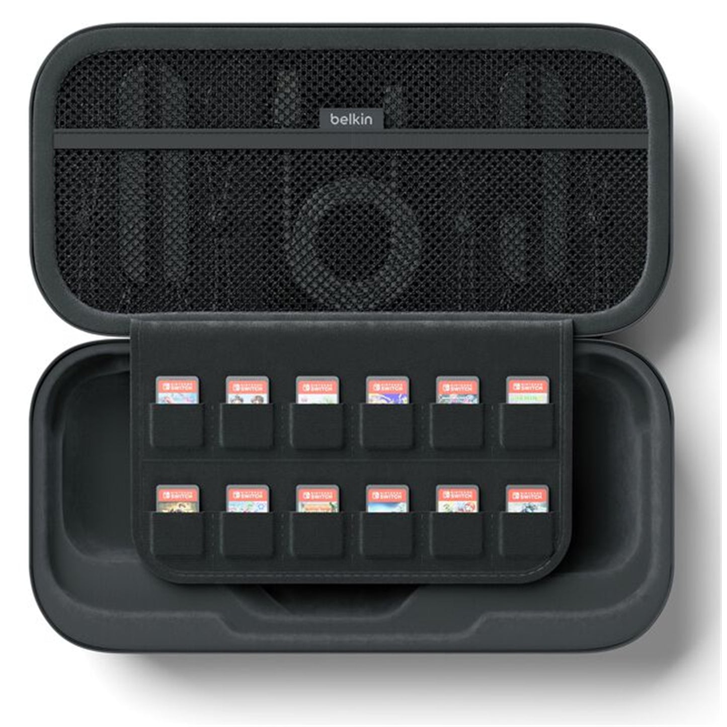 Belkin Gaming Charging Case for Nintendo Switch 2 with Power Bank and USB-C Cable (Charcoal)