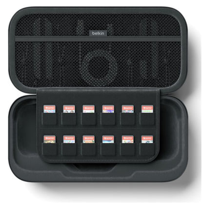 Belkin Gaming Charging Case for Nintendo Switch 2 with Power Bank and USB-C Cable (Charcoal)