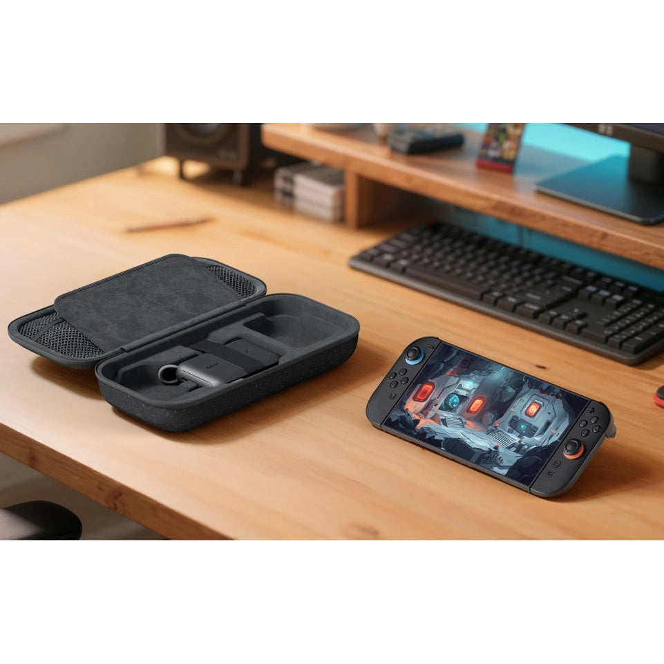 Belkin Gaming Charging Case for Nintendo Switch 2 with Power Bank and USB-C Cable (Charcoal)