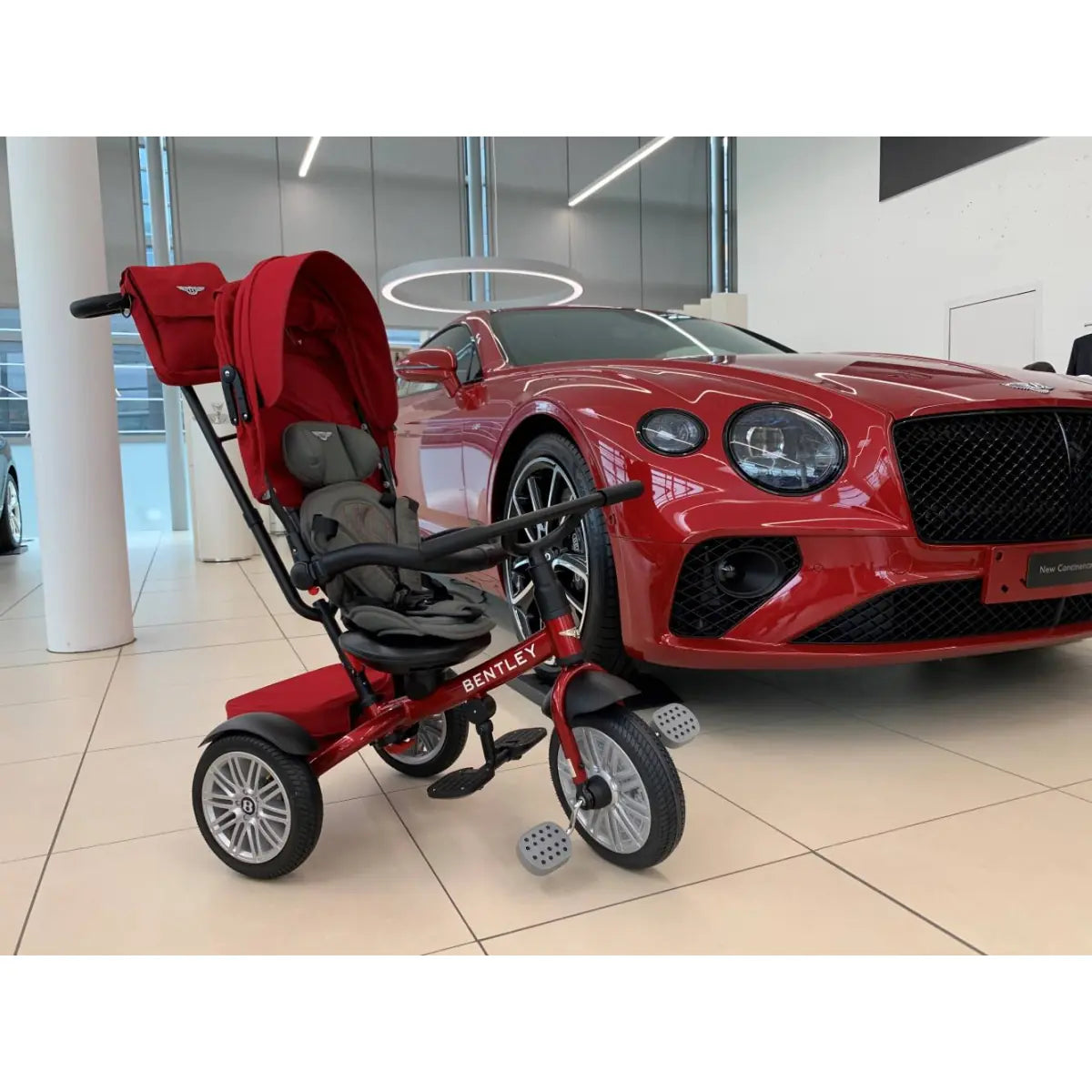 Bentley 6-in-1 Trike Stroller Tricycle Dragon Red