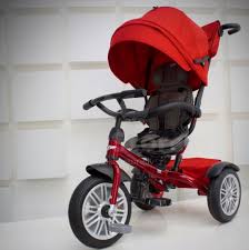 Bentley 6-in-1 Trike Stroller Tricycle Dragon Red
