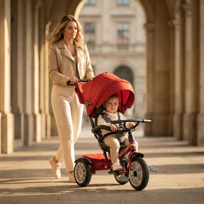 Bentley 6-in-1 Trike Stroller Tricycle Dragon Red