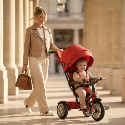 Bentley 6-in-1 Trike Stroller Tricycle Dragon Red