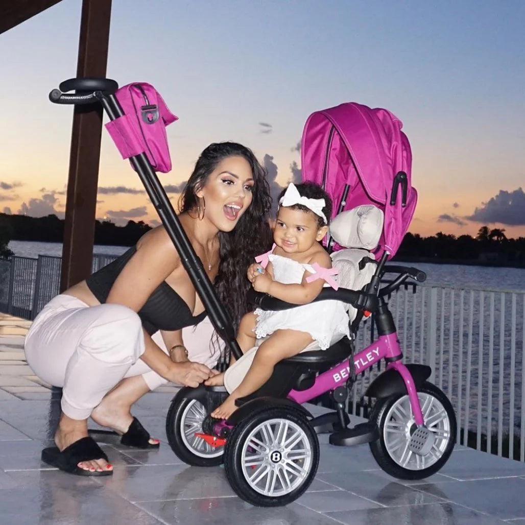 Bentley 6-in-1 Trike Stroller Tricycle Fuchsia Pink
