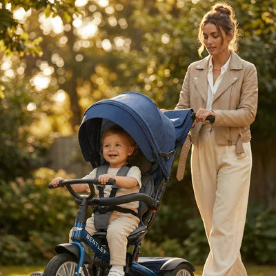 Bentley 6-in-1 Trike Stroller Tricycle Sequin Blue