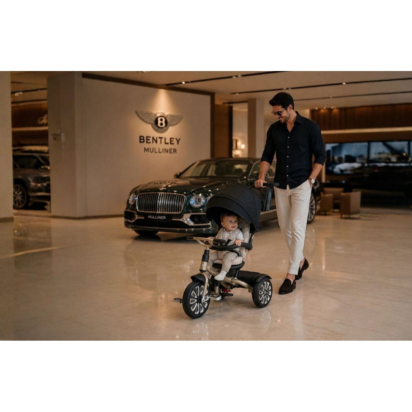 Bentley Centennial 6-in-1 Trike Stroller Tricycle - 100 Extraordinary Years Limited Edition Black