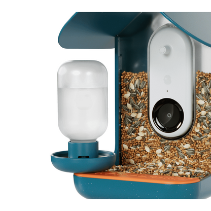 Birdbuddy 3-in-1 Nutrition Set for Smart Bird Feeder - Fruit Spike - Jelly Tray - Water Fountain Blue