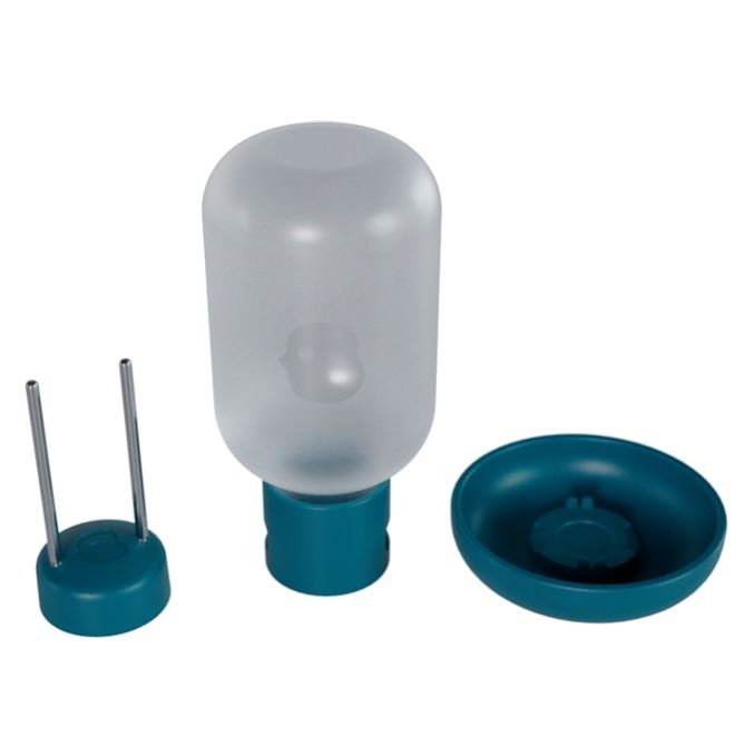 Birdbuddy 3-in-1 Nutrition Set for Smart Bird Feeder - Fruit Spike - Jelly Tray - Water Fountain Blue