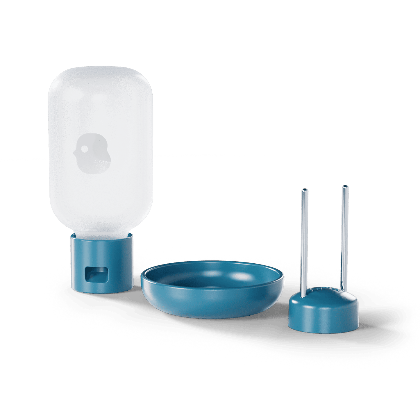 Birdbuddy 3-in-1 Nutrition Set for Smart Bird Feeder - Fruit Spike - Jelly Tray - Water Fountain Blue