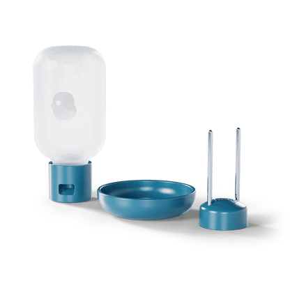Birdbuddy 3-in-1 Nutrition Set for Smart Bird Feeder - Fruit Spike - Jelly Tray - Water Fountain Blue