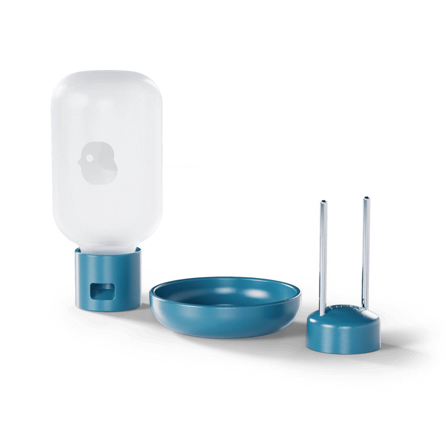 Birdbuddy 3-in-1 Nutrition Set for Smart Bird Feeder - Fruit Spike - Jelly Tray - Water Fountain Blue