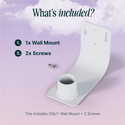 Birdbuddy Wall Mount for Smart Bird Feeder - 180° Spinning for Easy Refill White