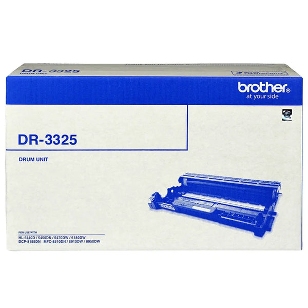 Brother DR3325 DR-3325 Genuine Drum Unit for Laser Printers (Black)