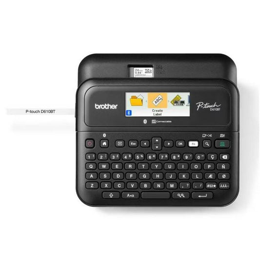 Brother PT-D610BT P-Touch Professional Business Desktop Label Maker PTD610BT Printer