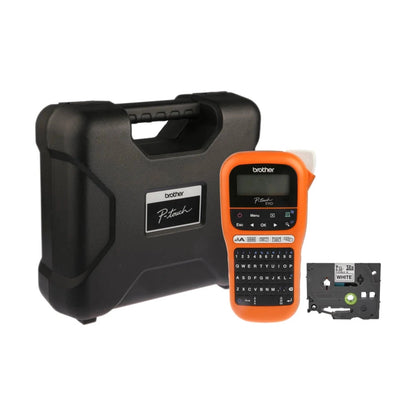 Brother PTE110VP P-Touch Industrial Durable Handheld Label Maker Printer
