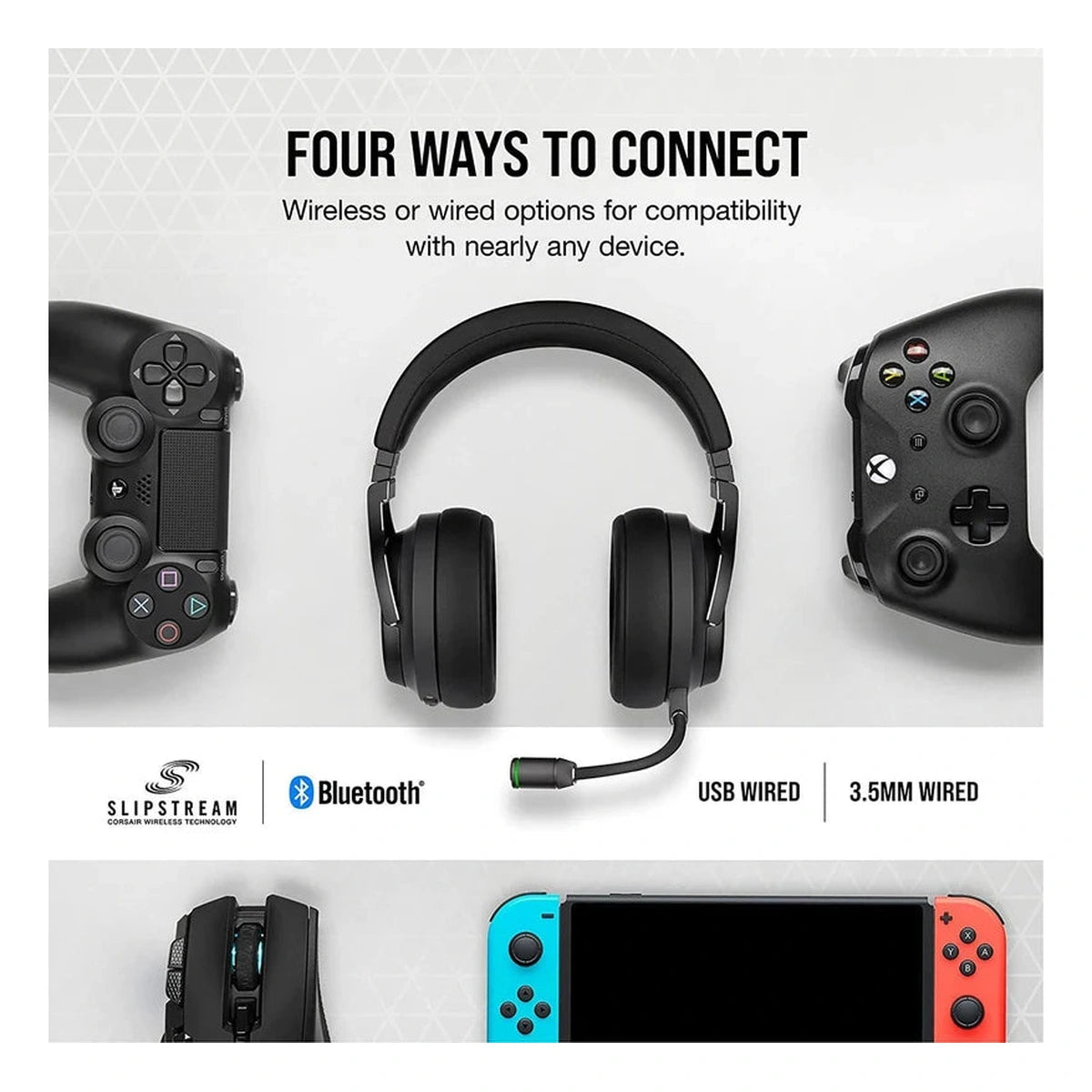 Corsair Virtuoso RGB Wireless XT Headset Slate