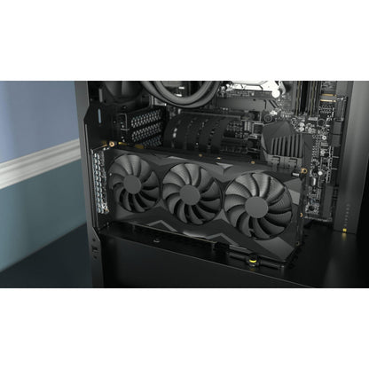 Corsair iCUE 4000X RGB ATX Mid-Tower Tempered Glass Gaming PC Case (White)