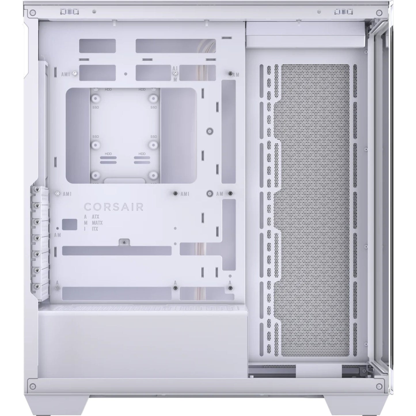 Corsair 3500X Mid-Tower Gaming PC Case Tempered Glass (White)