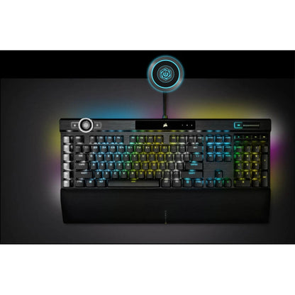 Corsair K100 RGB Mechanical Gaming Keyboard with Backlit RGB LED Keys (Black)