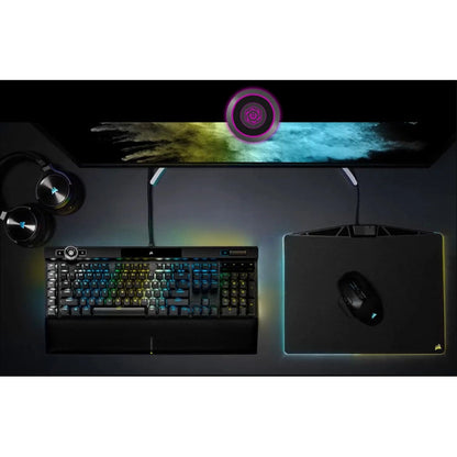 Corsair K100 RGB Mechanical Gaming Keyboard with Backlit RGB LED Keys (Black)
