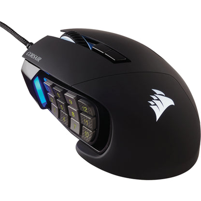 Corsair Gaming Scimitar Elite RGB MOBA/MMO Optical PC Gaming Mouse (Black)