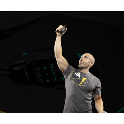 Corsair Gaming Scimitar Elite RGB MOBA/MMO Optical PC Gaming Mouse (Black)