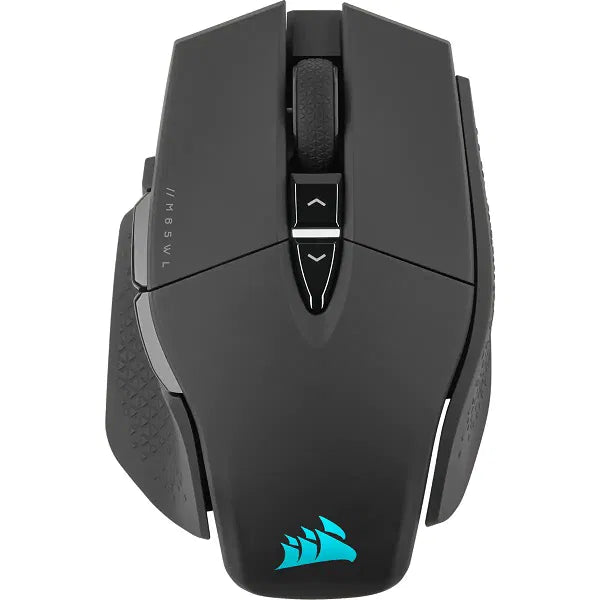 Corsair M65 RGB LED Ultra Wireless Optical Silver Alu Gaming Mouse (Black)