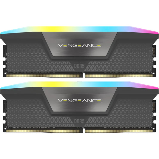 Corsair Vengeance RGB 32GB (2x16GB) DDR5 Desktop PC Memory RAM Kit