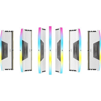 Corsair Vengeance RGB 32GB (2x16GB) DDR5 DIMM CL36 Desktop RAM (White)