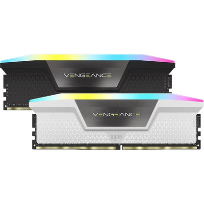 Corsair Vengeance RGB 32GB (2x16GB) DDR5 DIMM CL36 Desktop RAM (White)