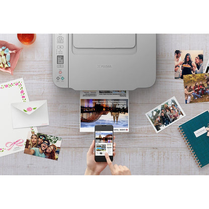 Canon PIXMA TS3465 Home TS3465WH Wireless Inkjet MFC Multifunction Printer White