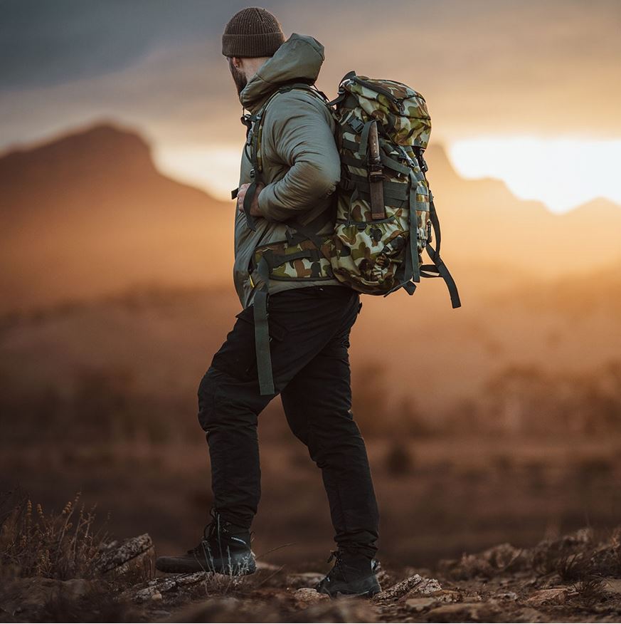 Caribee Cadet 65 Military Hiking Trekking Rucksack Backpack 65 Litre Camouflage
