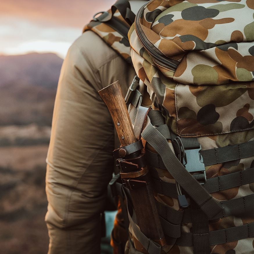 Caribee Cadet 65 Military Hiking Trekking Rucksack Backpack 65 Litre Camouflage