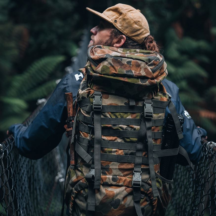 Caribee Cadet 65 Military Hiking Trekking Rucksack Backpack 65 Litre Camouflage