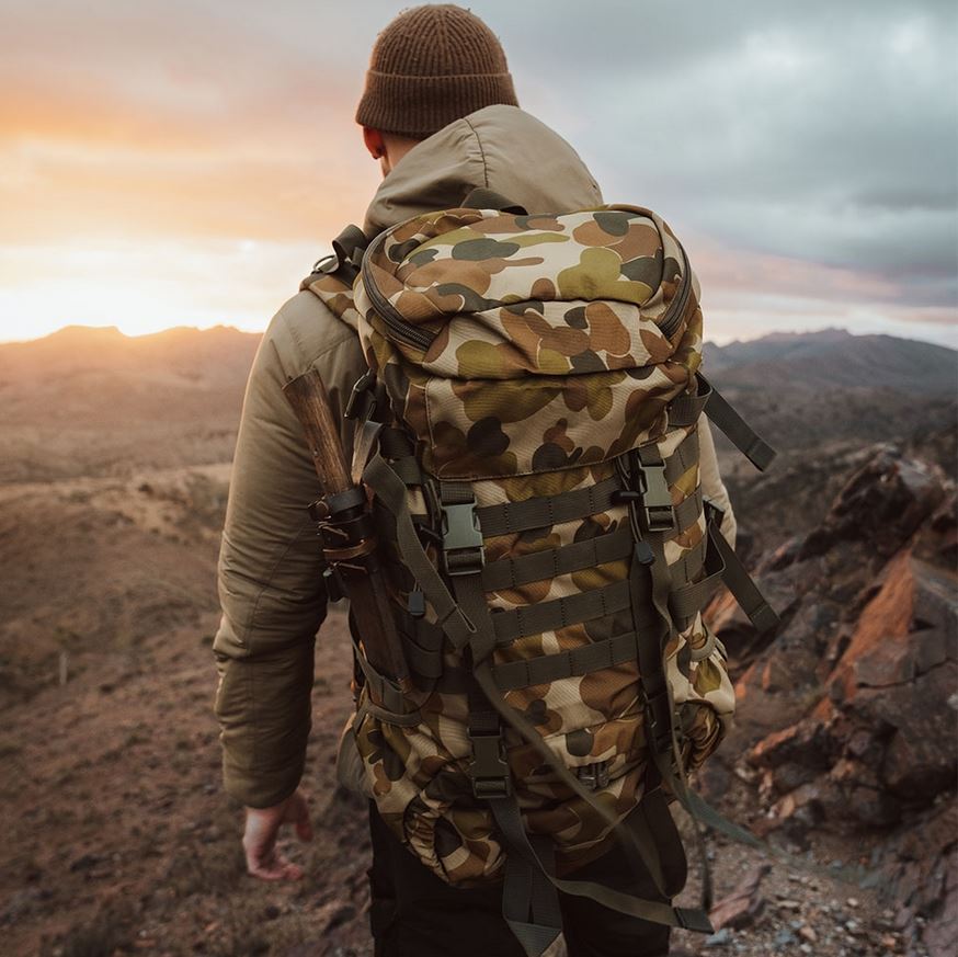 Caribee Cadet 65 Military Hiking Trekking Rucksack Backpack 65 Litre Camouflage