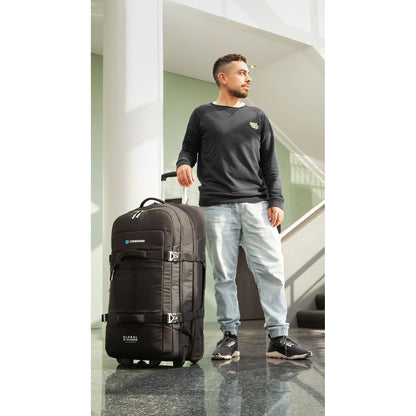 Caribee Global Explorer V2 Wheeled Trolley Bag Travel Luggage Wheel Trolleycase 125L Black