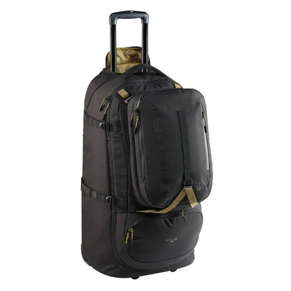 Caribee Nomad 80 Hybrid Wheel Trolley Wheeled Travel Pack Backpack 80L Black