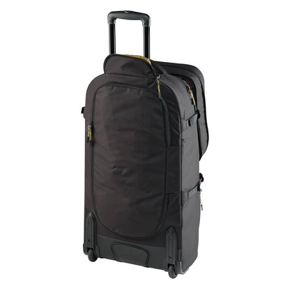 Caribee Nomad 80 Hybrid Wheel Trolley Wheeled Travel Pack Backpack 80L Black