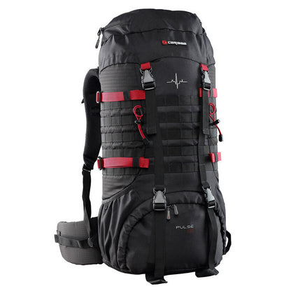 Caribee Pulse 65 Hiking Trekking Rucksack Backpack 65 Litre Black