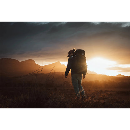 Caribee Pulse 65 Hiking Trekking Rucksack Backpack 65 Litre Black